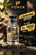 FORCE Parfum 50ML – Long Lasting Fragrance | 6–8 Hours